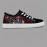 Abstract Colorful Mushroom Print Men's Low Top Skateboard Shoes, Comfy Non Slip Durable Casual Lace Up Sneakers, Men's Footwear For Party, Outing, School Activities