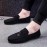 Comfy Solid Color Tassel Loafers - Breathable Slip-On Shoes with Non-Slip Rubber Sole, Soft Fabric Insole, and Casual Style for All Seasons