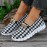 Fashionable Women's Sneakers - Mesh Comfort, Anti-Slip Sole with Chic Metal Chain Detail, Casual and Sporty