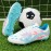 Professional All-Season Microfiber Synthetic Leather Soccer Cleats - Anti-Slip, Lightweight, Breathable, Animal Print Design with EVA Insole and TPU Sole - Perfect for College Students and Outdoor Football Enthusiasts