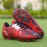 Mens Lightweight Plaid & Striped Non-Slip Football Cleats - Breathable, Comfy, Professional Soccer Shoes with EVA Insole, TPU Sole, Lace Closure for Training and Competition - All-Season, Casual, Sports Style