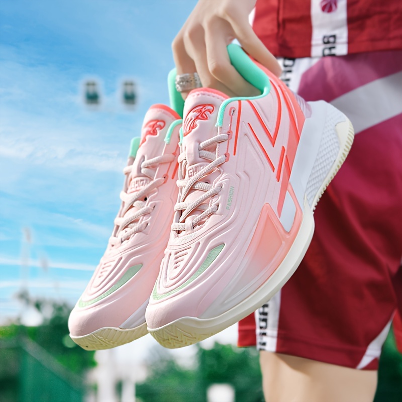 mens fashion personalized training basketball shoes comfortable casual running shoes lightweight outdoor sports shoes details 1