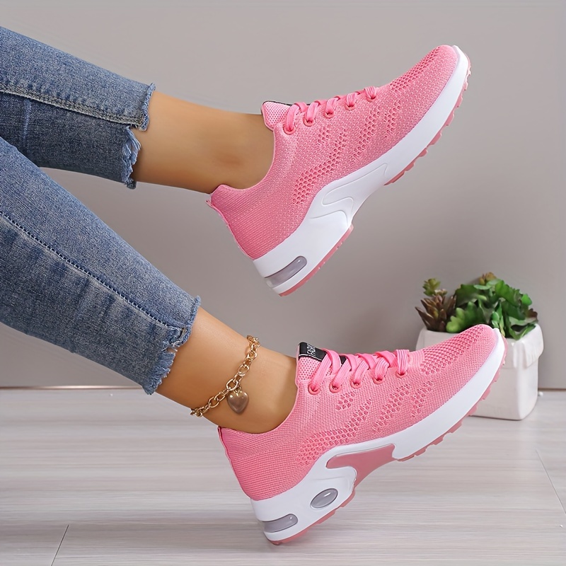running shoes women s air cushion lightweight mesh details 7